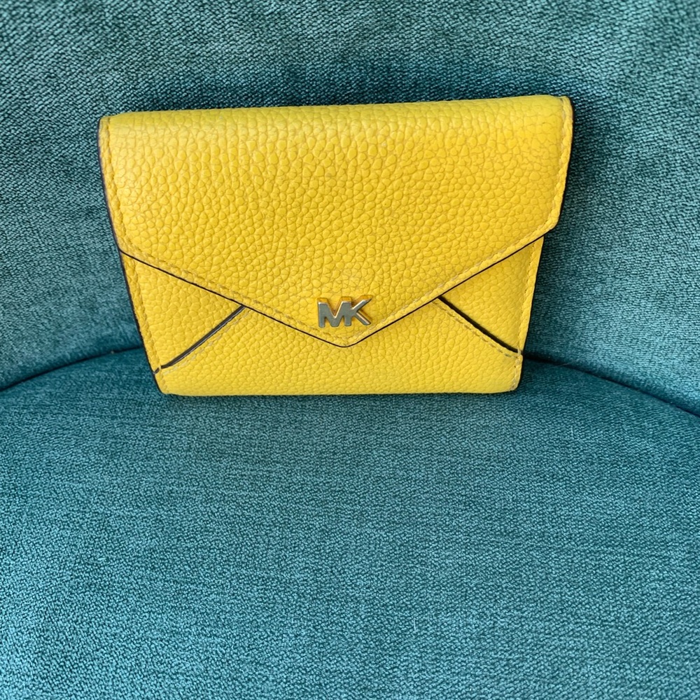 Michael Kors Yellow Envelope Wallet
